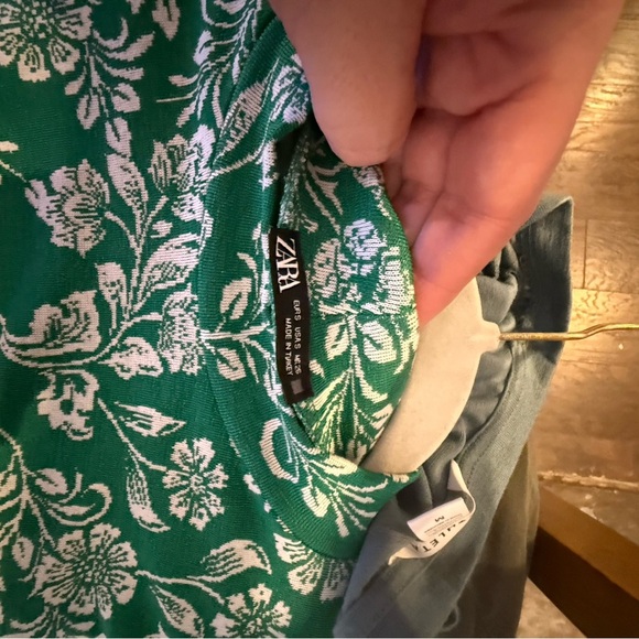 Zara Green Floral Dress - Picture 5 of 5